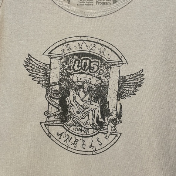 Y2K RVCA City Of Angels Tank Top - Picture 2 of 4